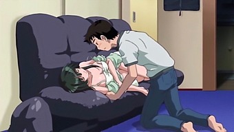 Animated Teenage Girl With Small Boobs Gets Penetrated By Boyfriend'S Big Cock